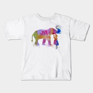 elephant and child Kids T-Shirt